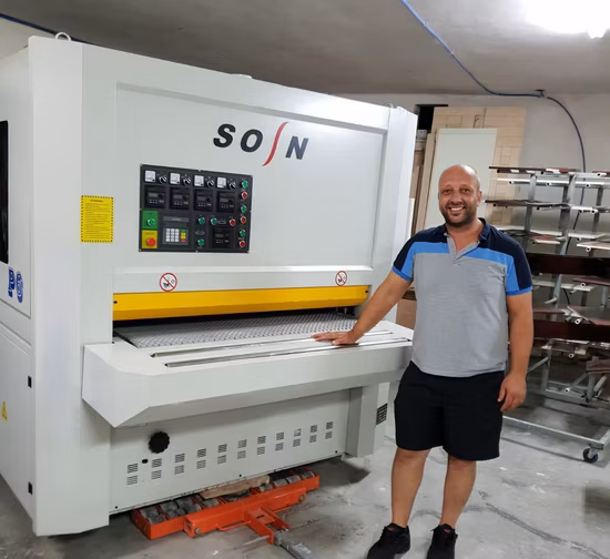 Woodworking Machine Brush Sander Machine Polish Sanding Machine for Furniture