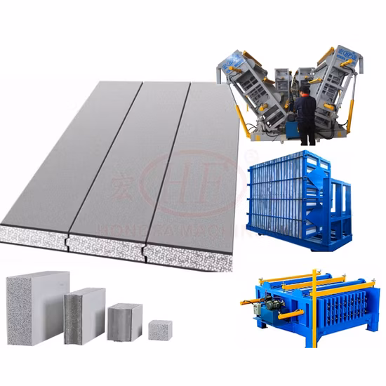 Fiber Cement Board EPS Precast Concrete Sandwich Panel Production Line