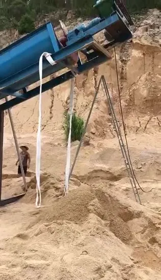 Factory Direct Sand Dust Cleaner Screw Sand Washing Machine