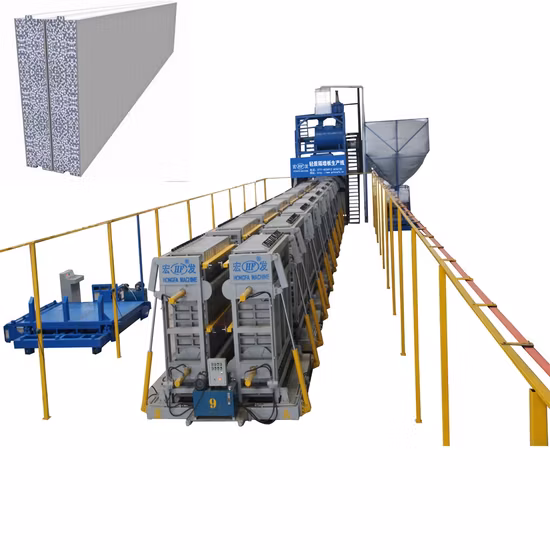 Automatic Lightweight EPS Cement Sandwich Wall Panel Making Machine Production Line for